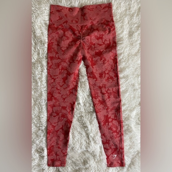 Gymshark adapt camo seamless leggings red color - Picture 4 of 5